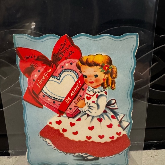 Vintage 1940’s-1960’s Set of 6 Valentine's Day Card - Picture 9 of 11